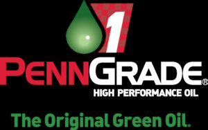 PennGrade High Performance Oil Banner with black background
