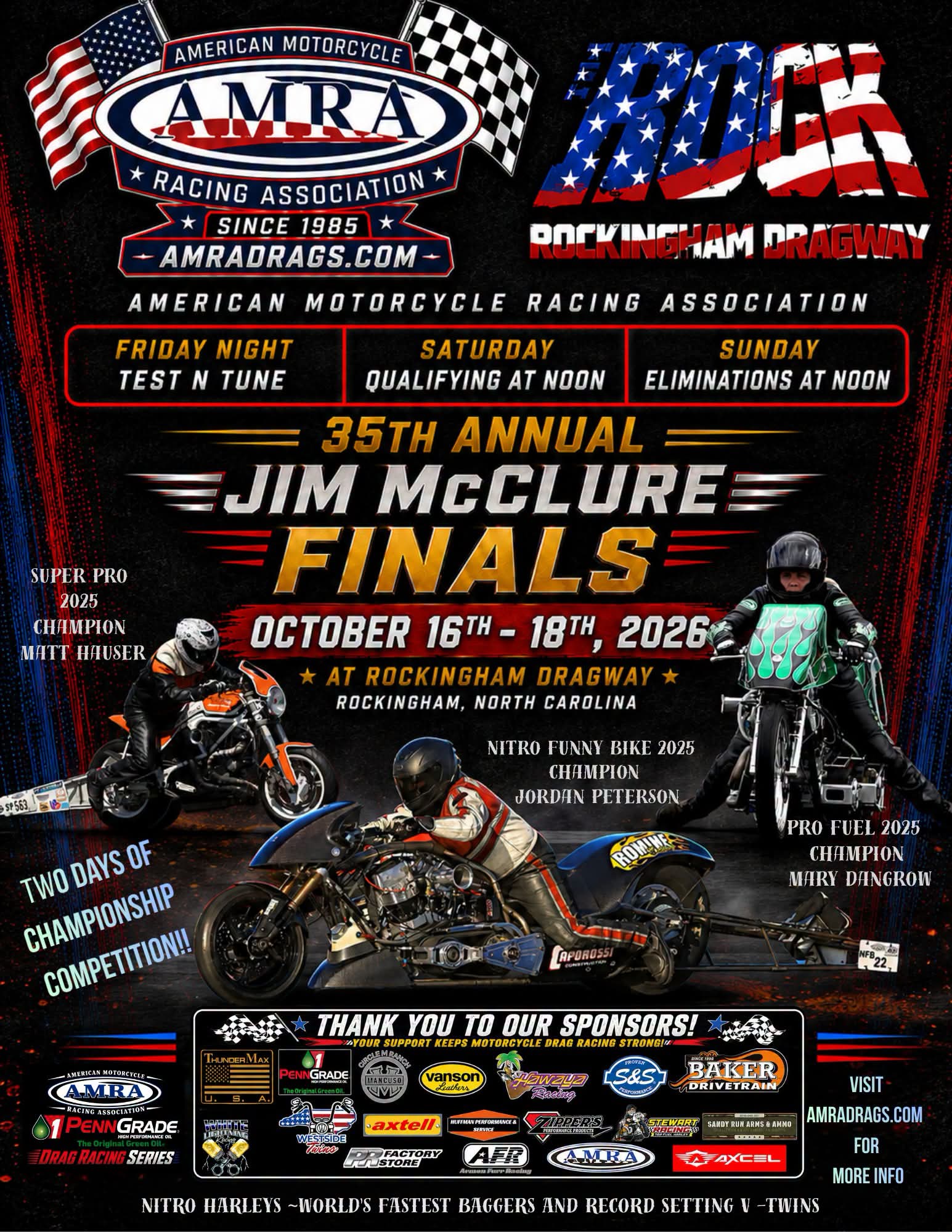 Rockingham 2026 Event Flyer
